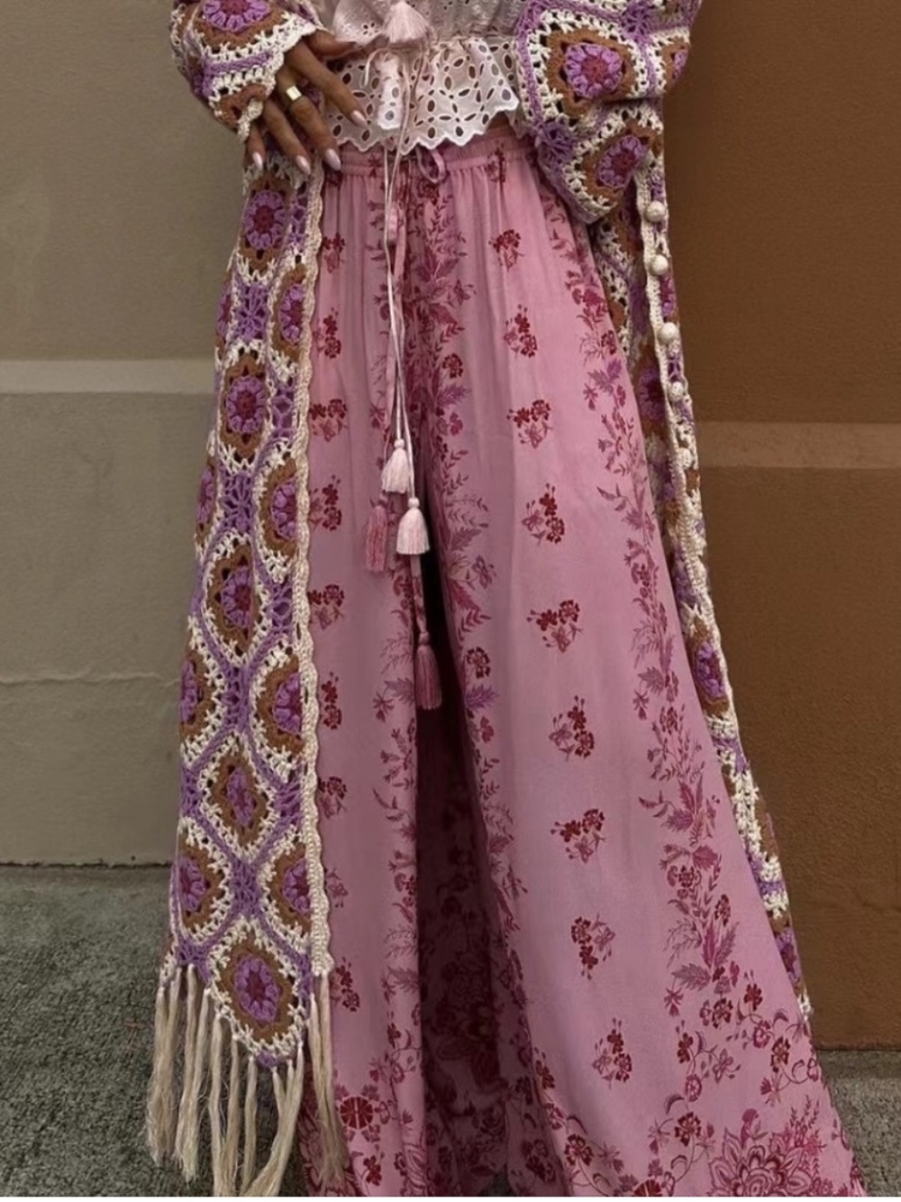 Spell And The Gypsy Rebel Spirit Wide Leg Pants In Zinnia - Picture 3 of 8